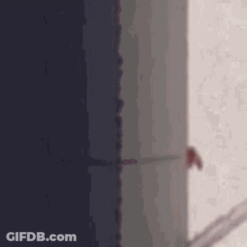 Person Standing In Dark Room Next To Door GIF