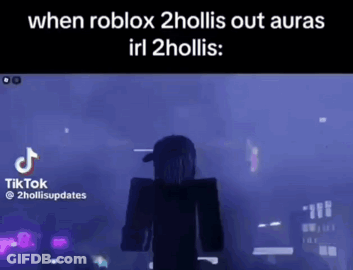 Person Standing In Dark Room With TikTok Icon GIF