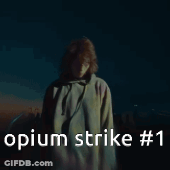 Person Standing In Darkness Opium Strike 1 GIF