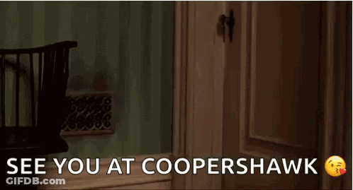 Person Standing In Doorway It's Today See You At Cooperhawk GIF