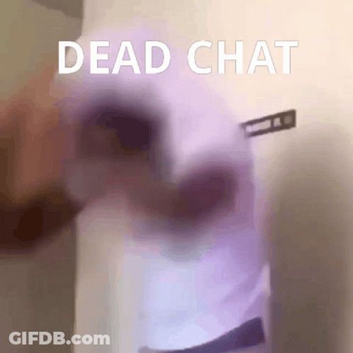 Person Standing In Front Of Dead Chat Wall GIF
