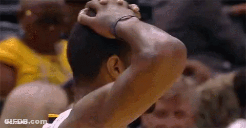 Person Standing On Basketball Court GIF