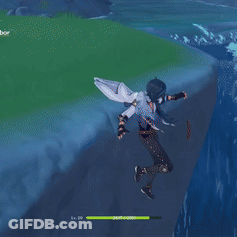 Person Swimming In Circle GIF