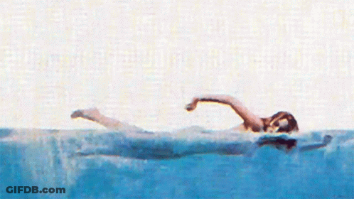 Person Swimming In Pool GIF