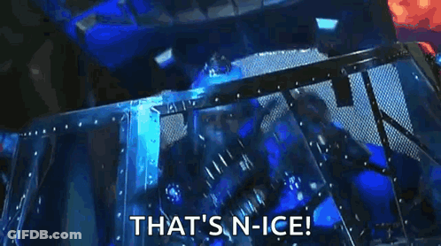 Person Swimming In Pool Saying N-Ice GIF