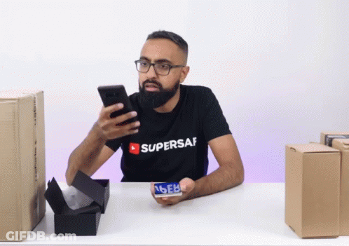Person Taking Picture Of Elderly Woman On Phone GIF