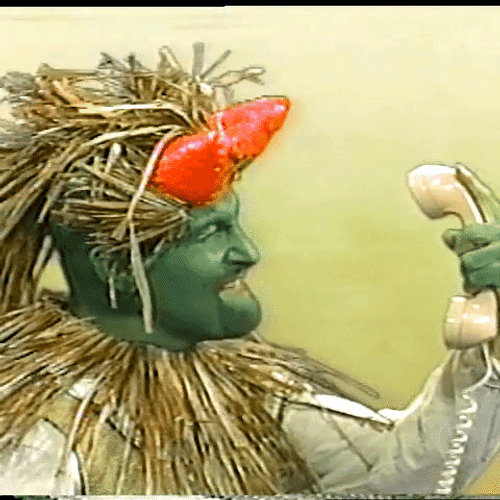 Person Talking To Telephone Without Manners GIF