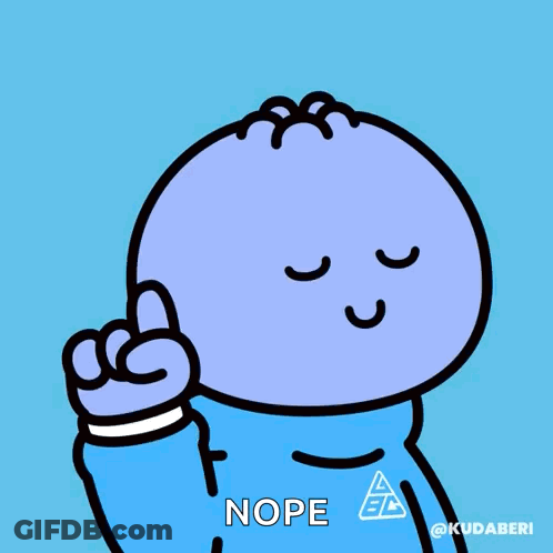 Person Thumbs Up Saying Nope GIF