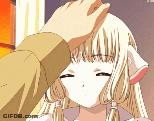 Person Touching Girl's Forehead Lilium GIF
