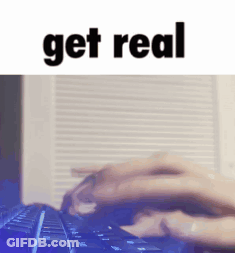 Person Typing On Keyboard Get Real GIF