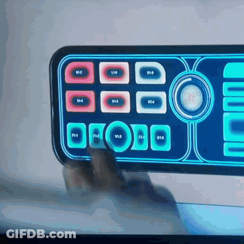 Person Using Droid Phone GIF