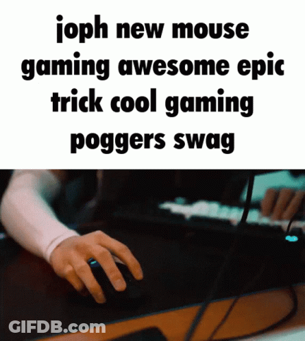 Person Using Joph New Mouse Gaming GIF