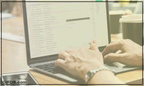 Person Using Laptop For Sales Productivity Tools GIF