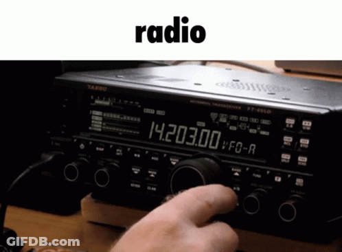 Person Using Radio 14.203.00 GIF
