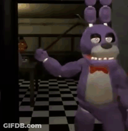 Person Walking Down Checkered Hallway GIF