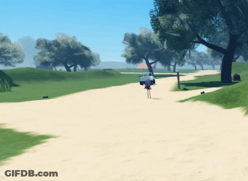 Person Walking Down Dirt Road GIF