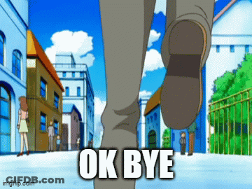 Person Walking Down Street Saying Ok Bye GIF