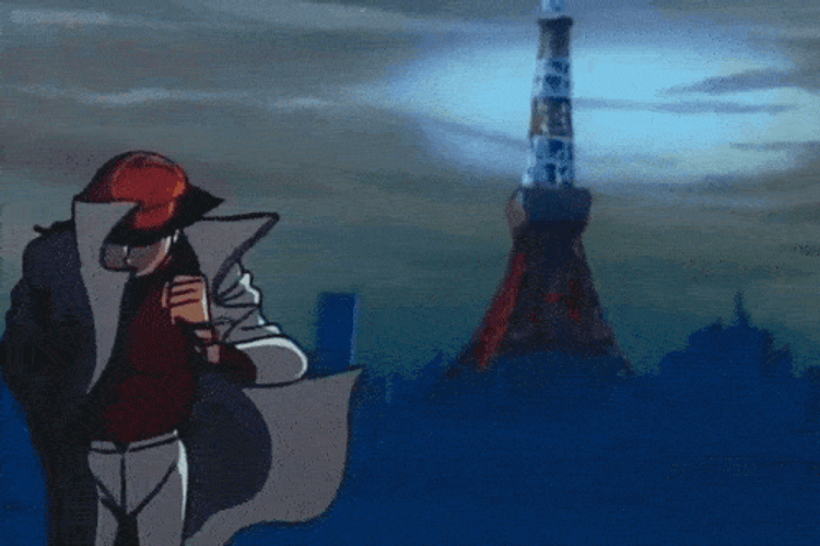 Person Walking Down The Streets Wearing A Coat And A Cap With Attitude Purewhiteash GIF