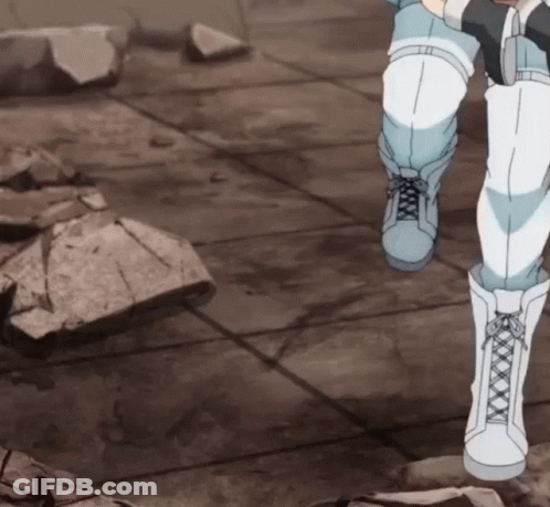 Person Walking In White Lace-Up Boots GIF