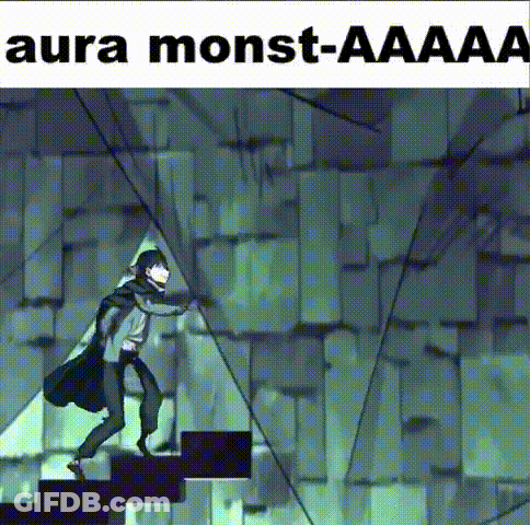 Person Walking Up Stairs Aura Monst Aaaa GIF