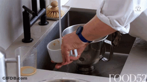 Person Washing Bowl In Kitchen Sink Number 52 GIF