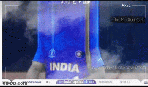 Person Wearing Blue India Shirt GIF