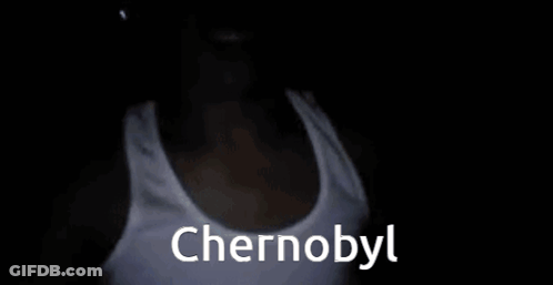 Person Wearing Chernobyl Tank Top GIF