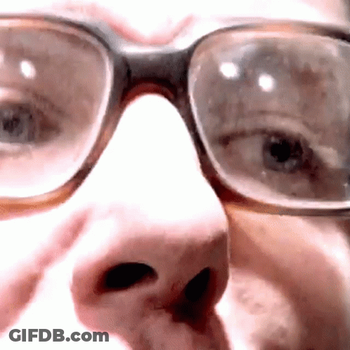 Person Wearing Glasses And Nose GIF