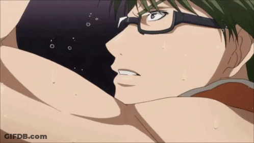 Person Wearing Glasses Sweating GIF