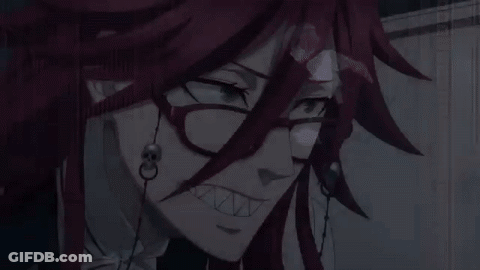 Person Wearing Glasses With Glowing Lenses And Skull Earring GIF
