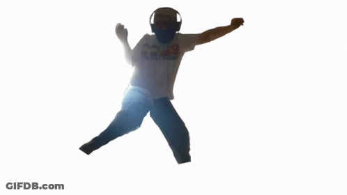 Person Wearing Headphones And I'm A Pirate Shirt GIF