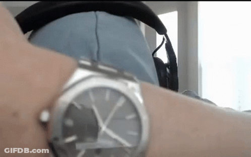 Person Wearing Headphones And Watch GIF