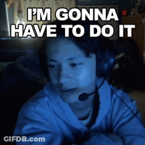 Person Wearing Headphones Saying Gonna Do It GIF