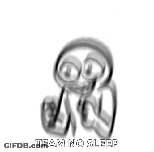 Person Wearing Headphones Team No Sleep GIF