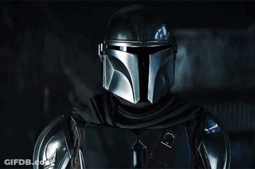 Person Wearing Helmet In Dark Room GIF