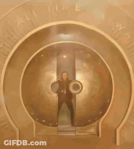Person Wearing Helmet With Horns GIF