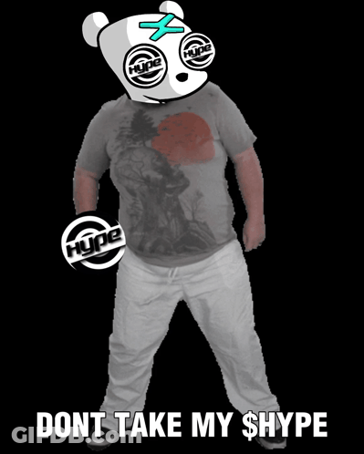 Person Wearing Hype Shirt GIF