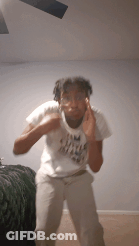 Person Wearing I Am Ninja Shirt GIF