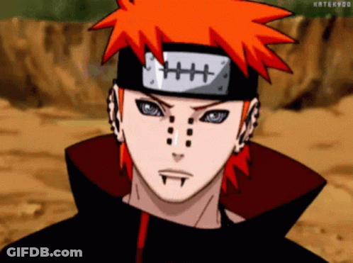 Person Wearing Itachi Headband GIF