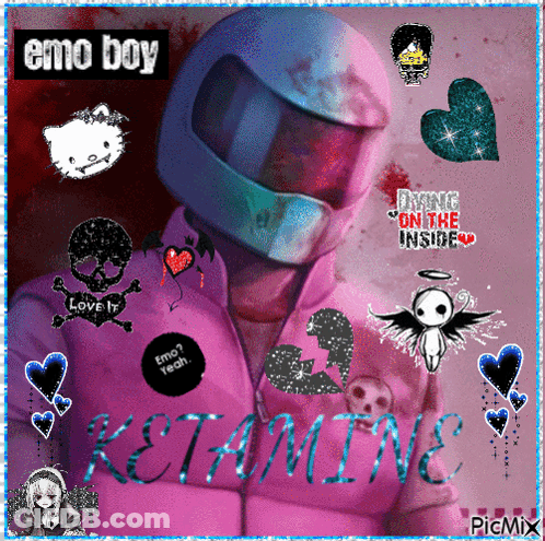 Person Wearing Ketamine Helmet GIF