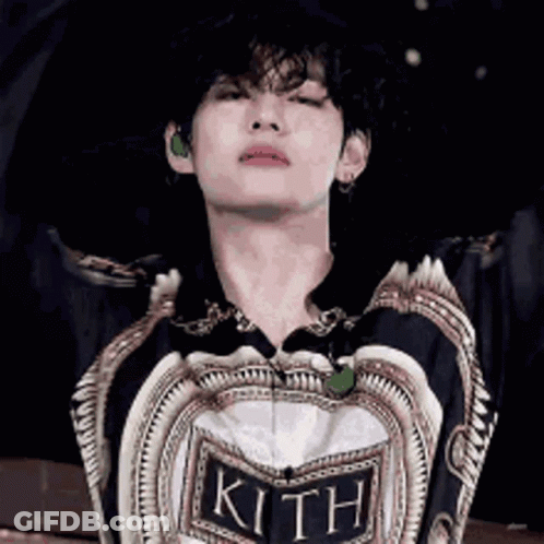 Person Wearing Kith Shirt GIF