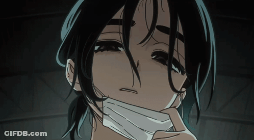 Person Wearing Mask GIF