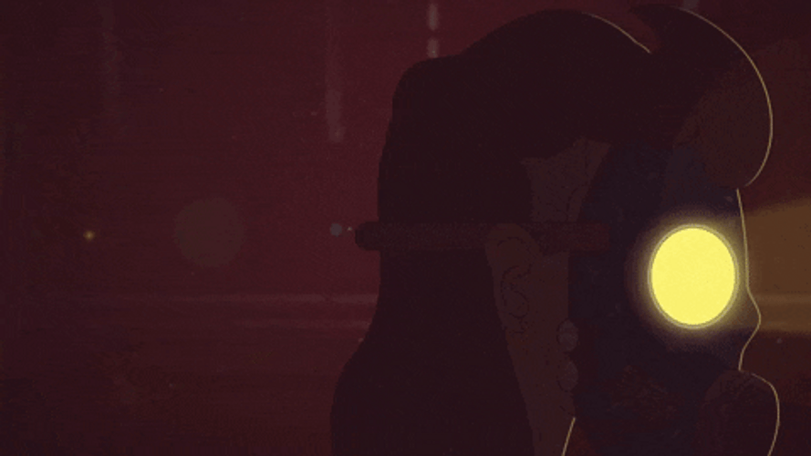 Person Wearing Night Vision Mask GIF