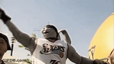 Person Wearing Number 76 Jersey GIF