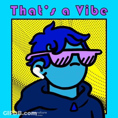 Person Wearing Sunglasses And Earbuds Vibe GIF