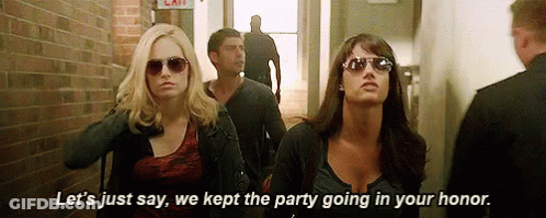 Person Wearing Sunglasses Saying Let's Just Say GIF