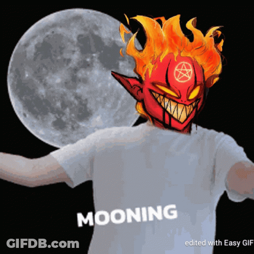 Person Wearing White Shirt Saying Mooning GIF