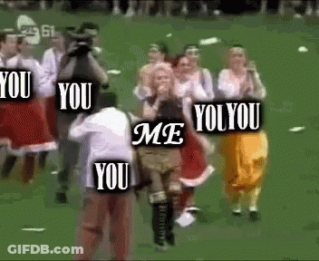 Person Wearing You Me You Mask GIF