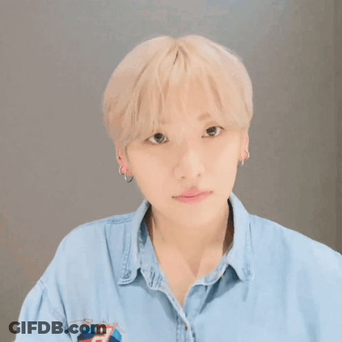 Person With Blonde Hair Making Face GIF