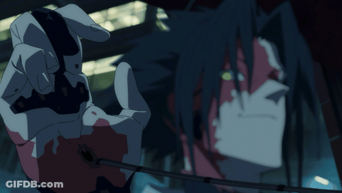 Person With Blood On Hand GIF